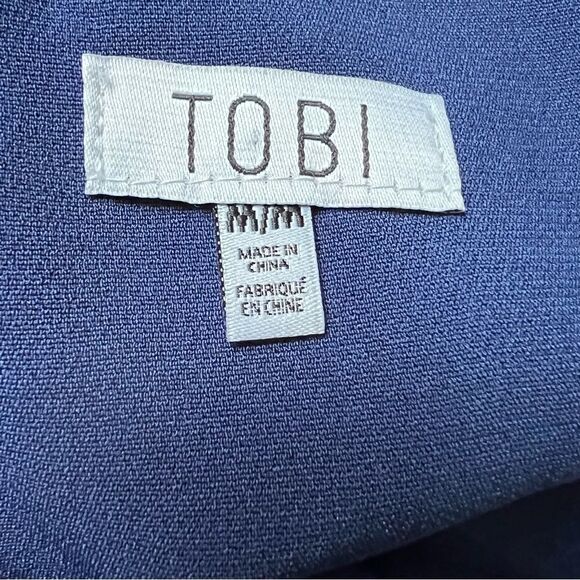 TOBI TANK Top Layered, Blue Size M - Picture 3 of 6